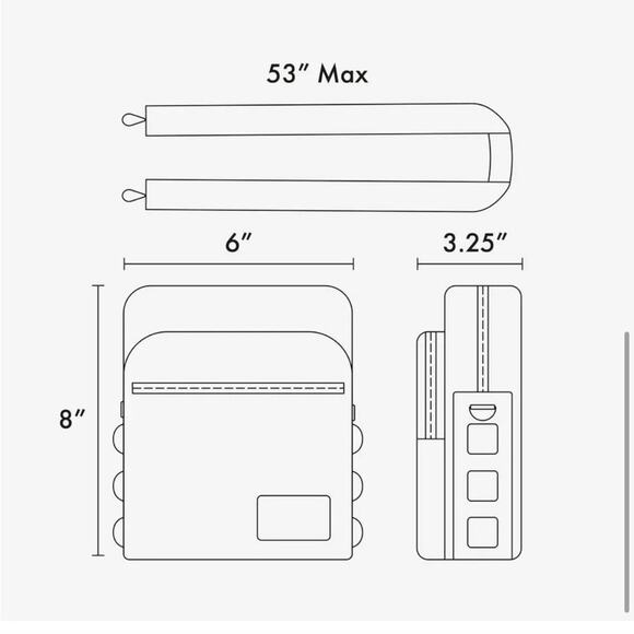 Calpak Mini Crossbody Bag Pink Messenger Multiple Pockets - Picture 3 of 6
